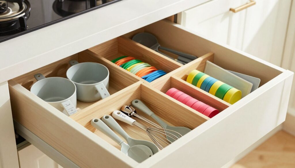 creative kitchen drawer organization