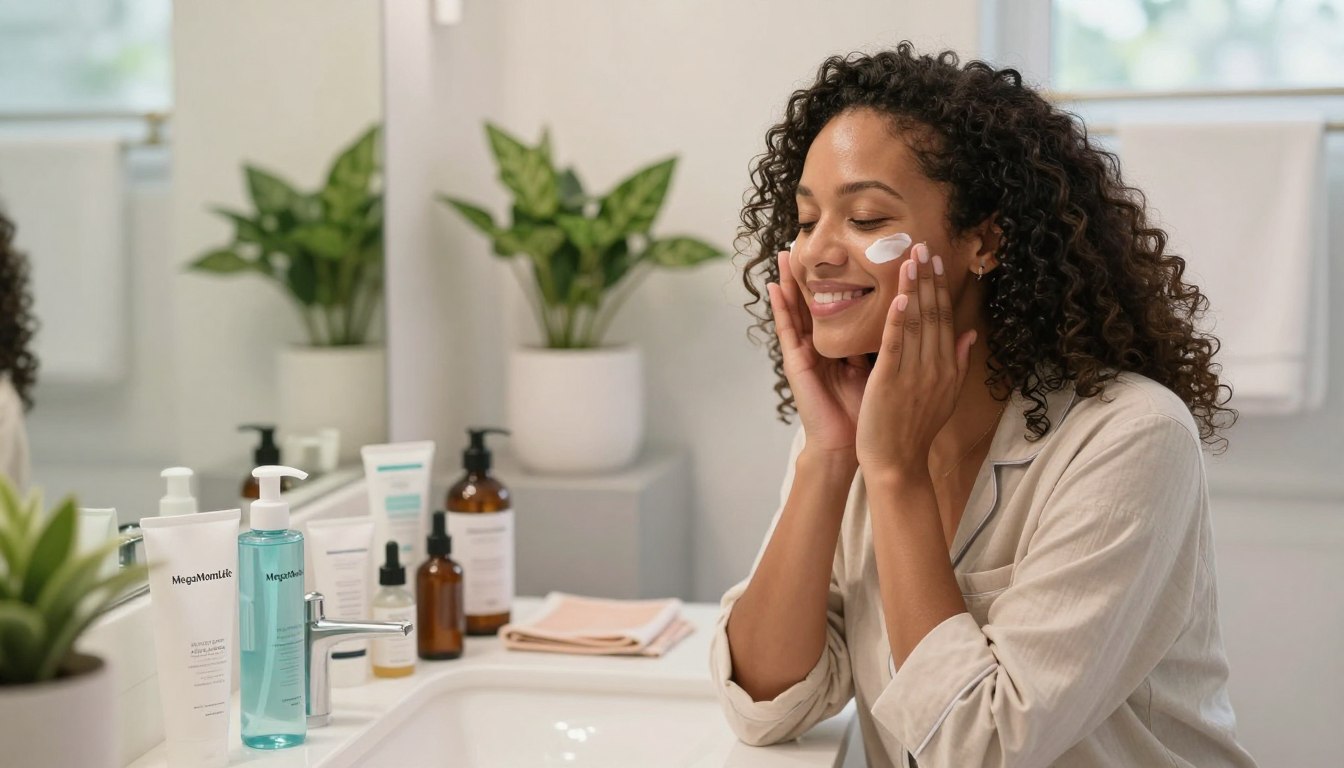 effective skincare for tired moms