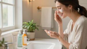 efficient skincare for busy moms