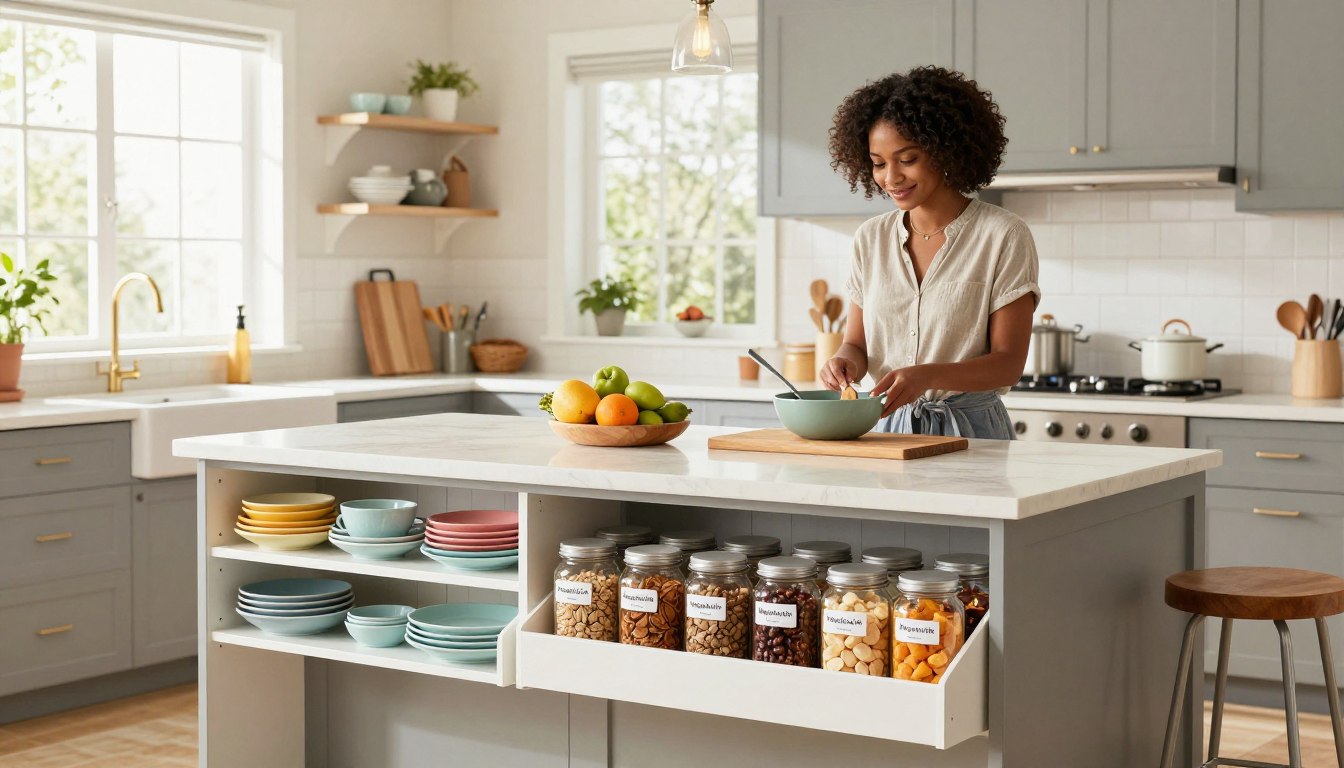 functional kitchen organization
