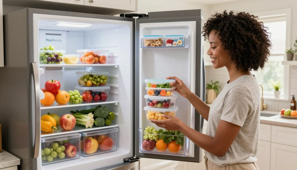 organized refrigerator and freezer tips