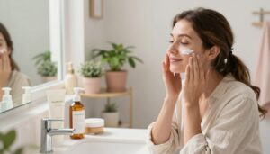 skincare routine for busy moms