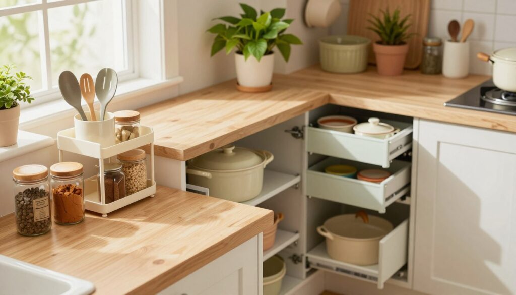 small kitchen organization tips