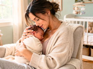 baby fever feelings for moms holding newborn