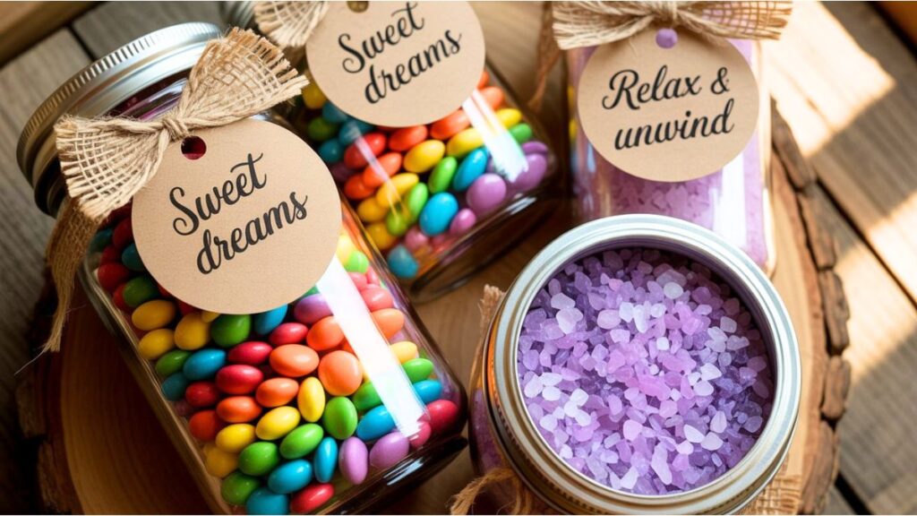 DIY Baby Shower Game Prizes for Guests in cute jars DIY Baby Shower Game Prizes for Guests in cute jars