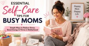 Self-care tips for busy moms