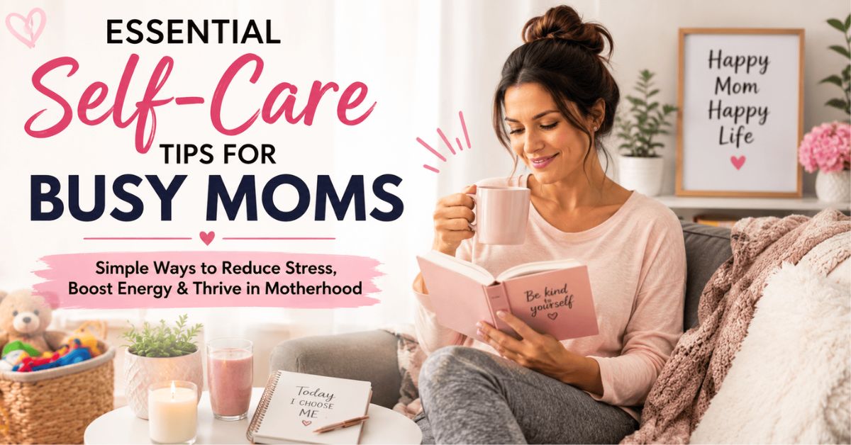 Self-care tips for busy moms