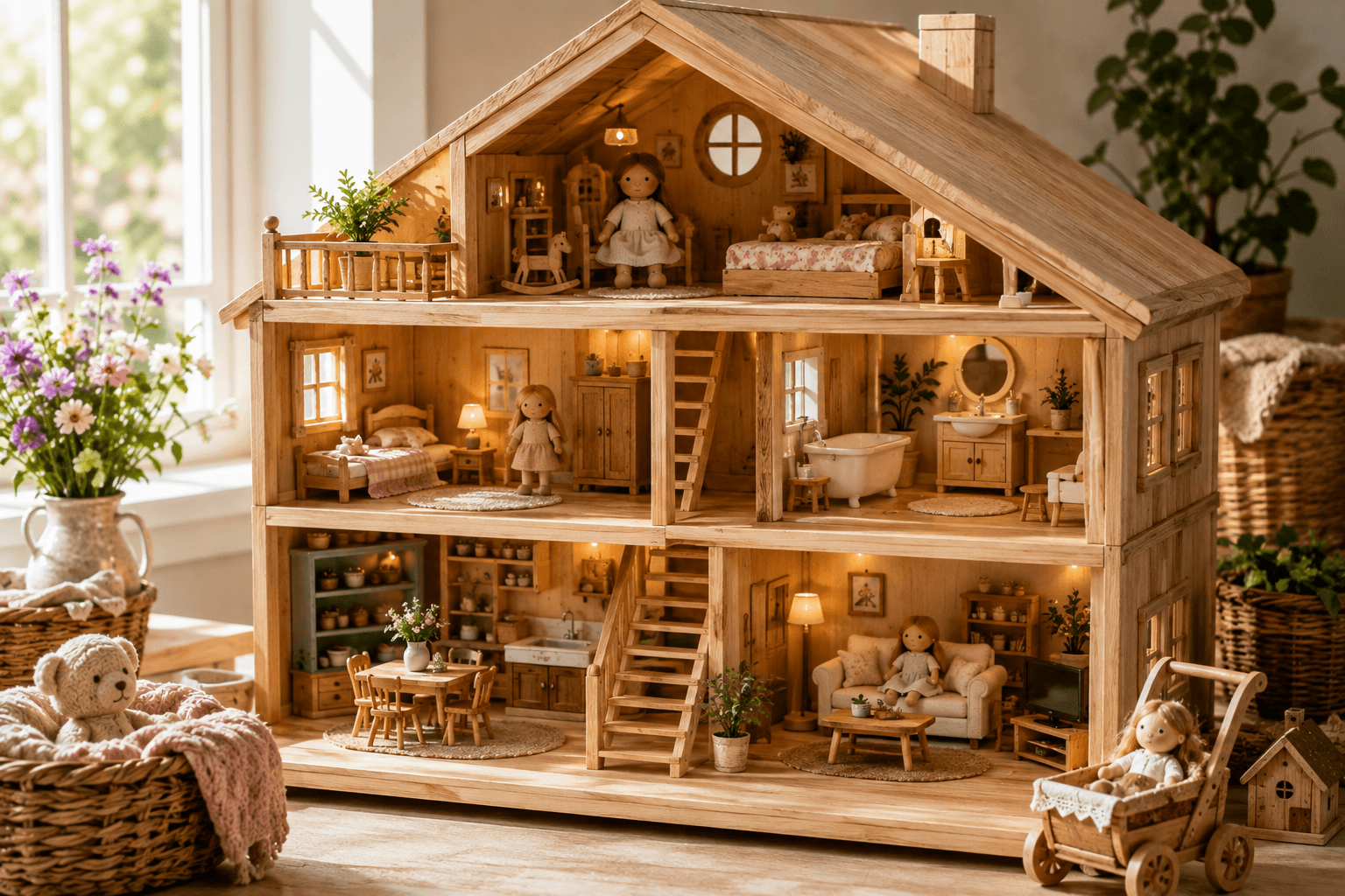 Affordable Dollhouses for Toddler Girls